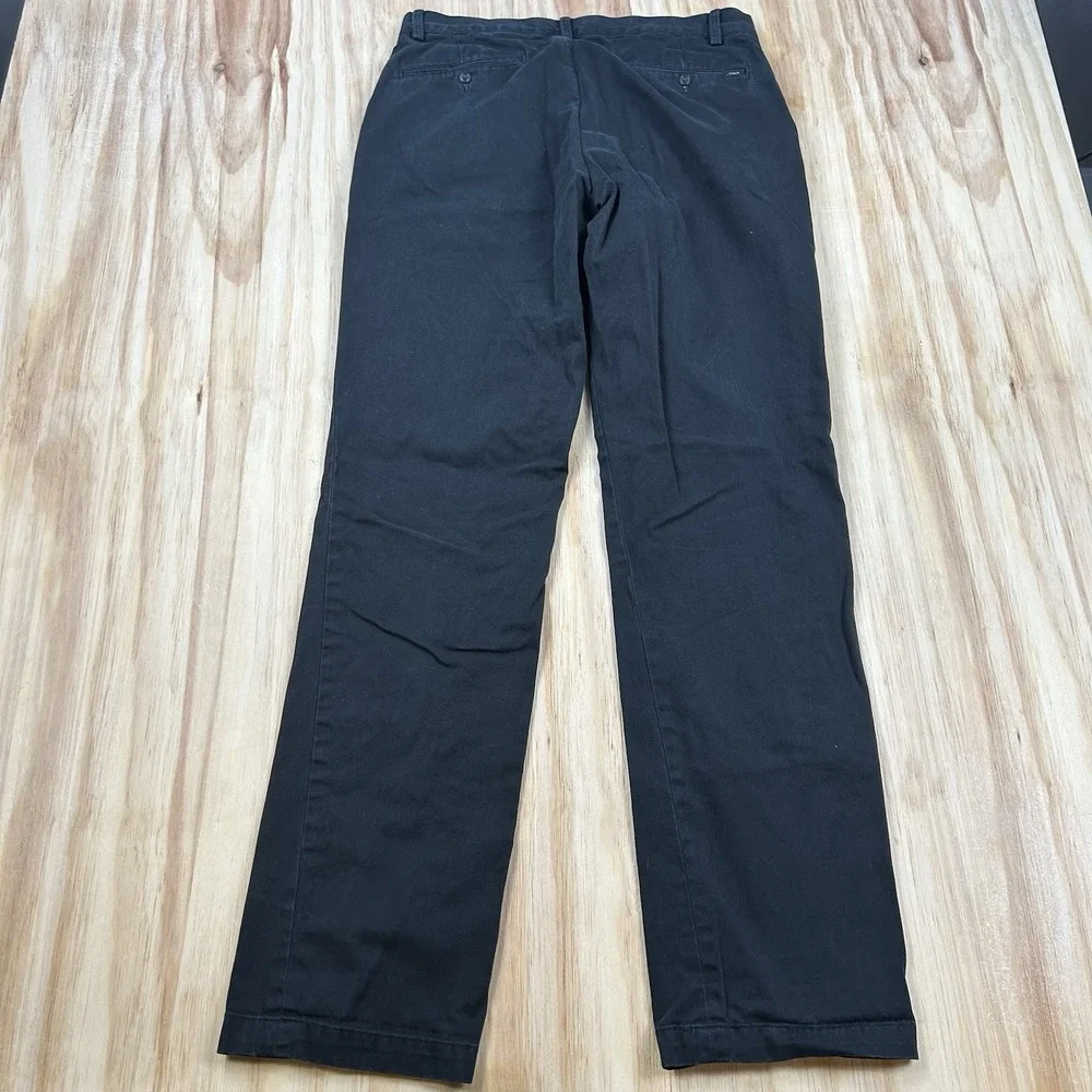 Polo Ralph Lauren Men's 34x35 Black Classic Fit Chino Pants Cotton Casual Trouse